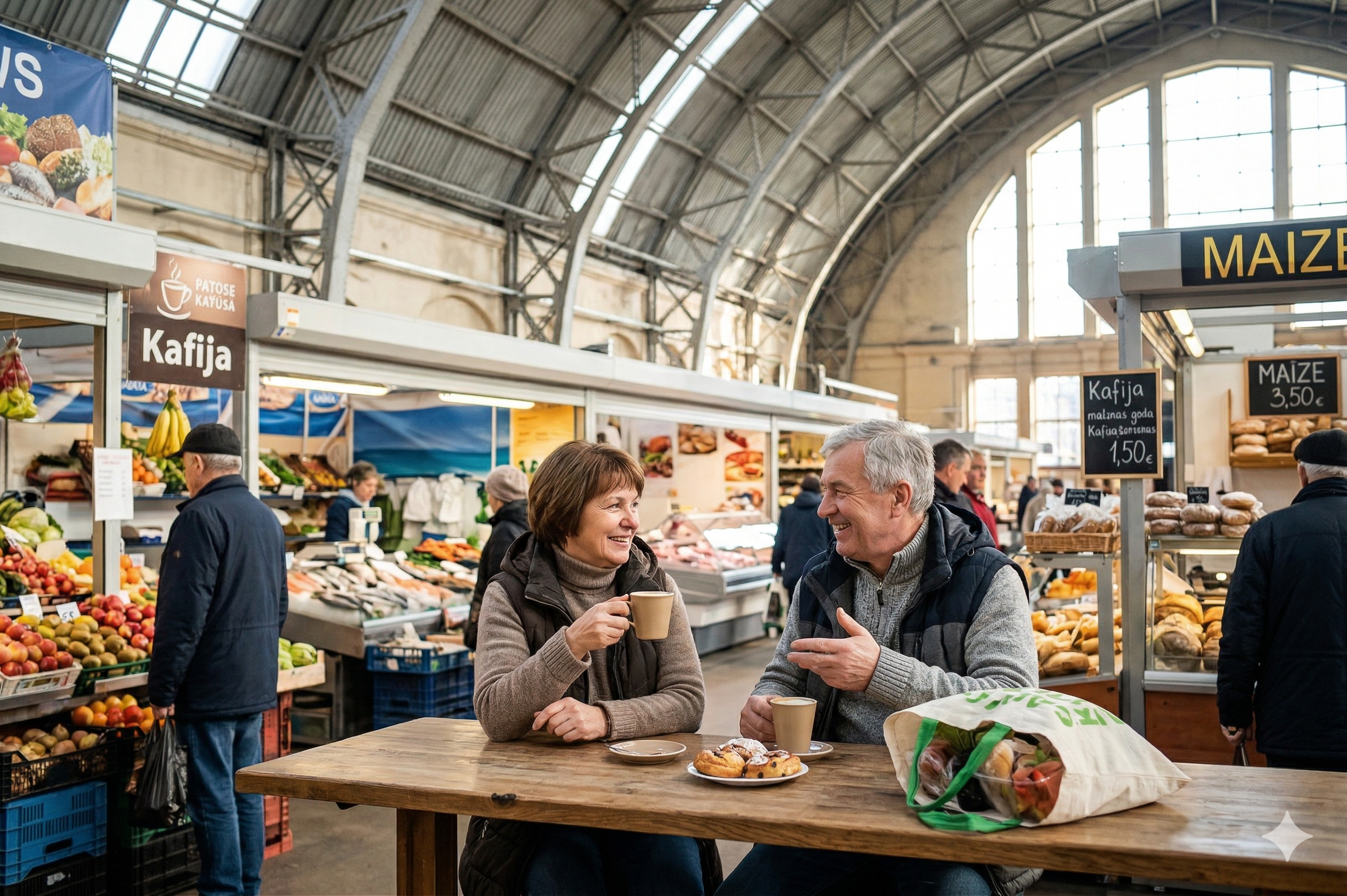 Private Cultural Walking Tour in Riga Central Market