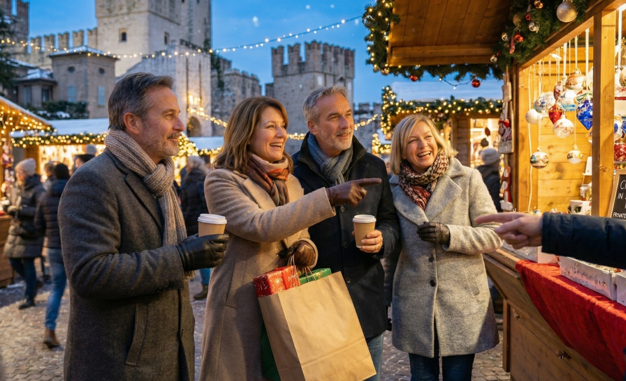 Private Christmas Walking Tour in Sirmione Heritage