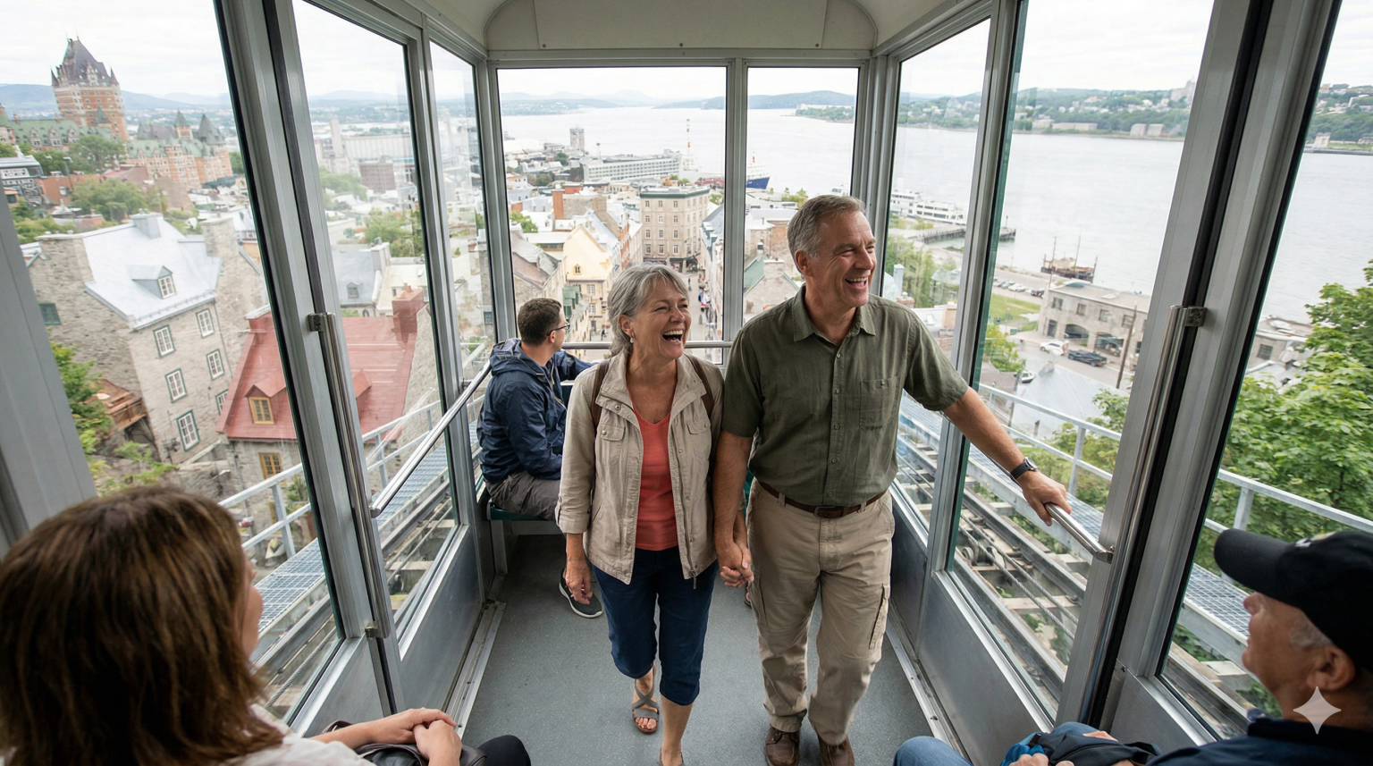 Private Historic Walking Tour in Quebec with Funicular Ride
