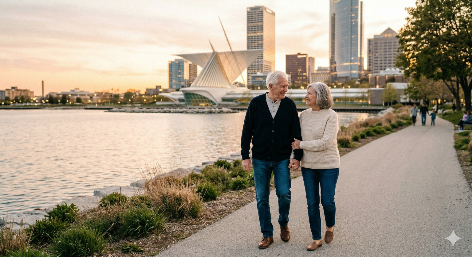 Private Romantic Walking Tour in Milwaukee Lakefront