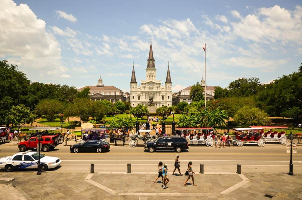 Walking tour in New Orleans