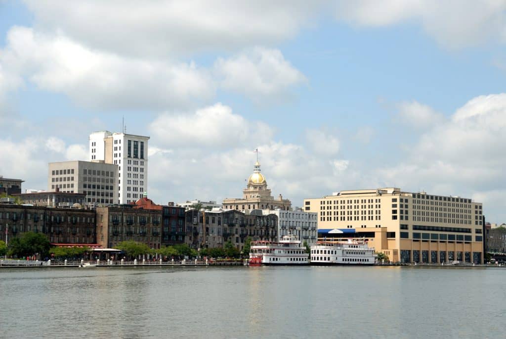 Walking tour in Savannah