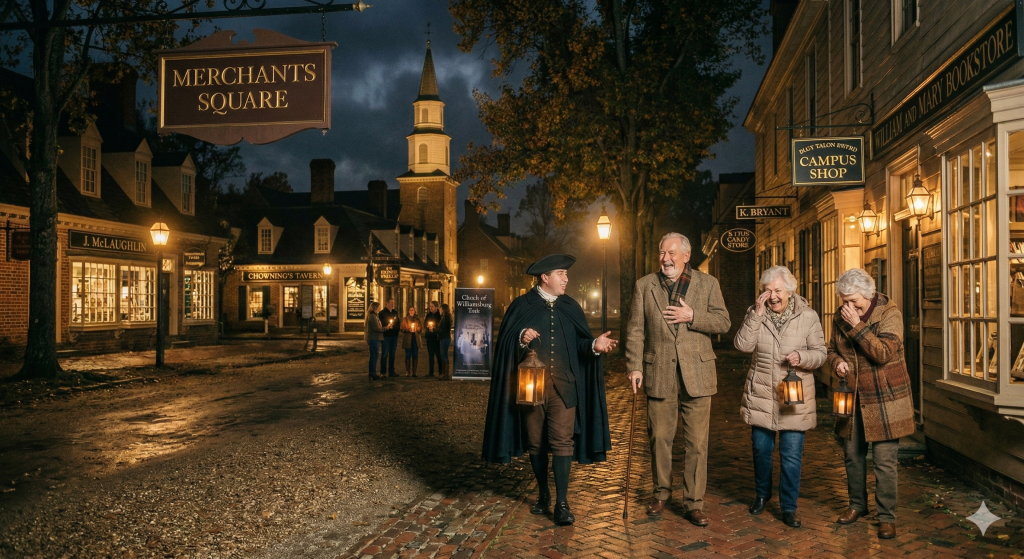 Private Historic Ghost Walking Tour in Williamsburg