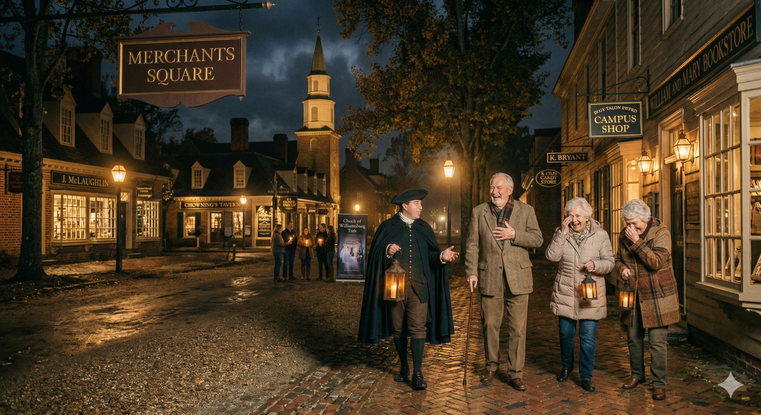 Private Historic Ghost Walking Tour in Williamsburg