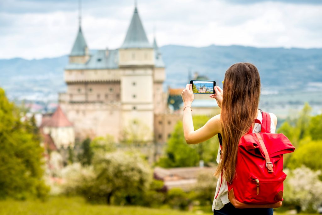 Family walking tour in Bojnice