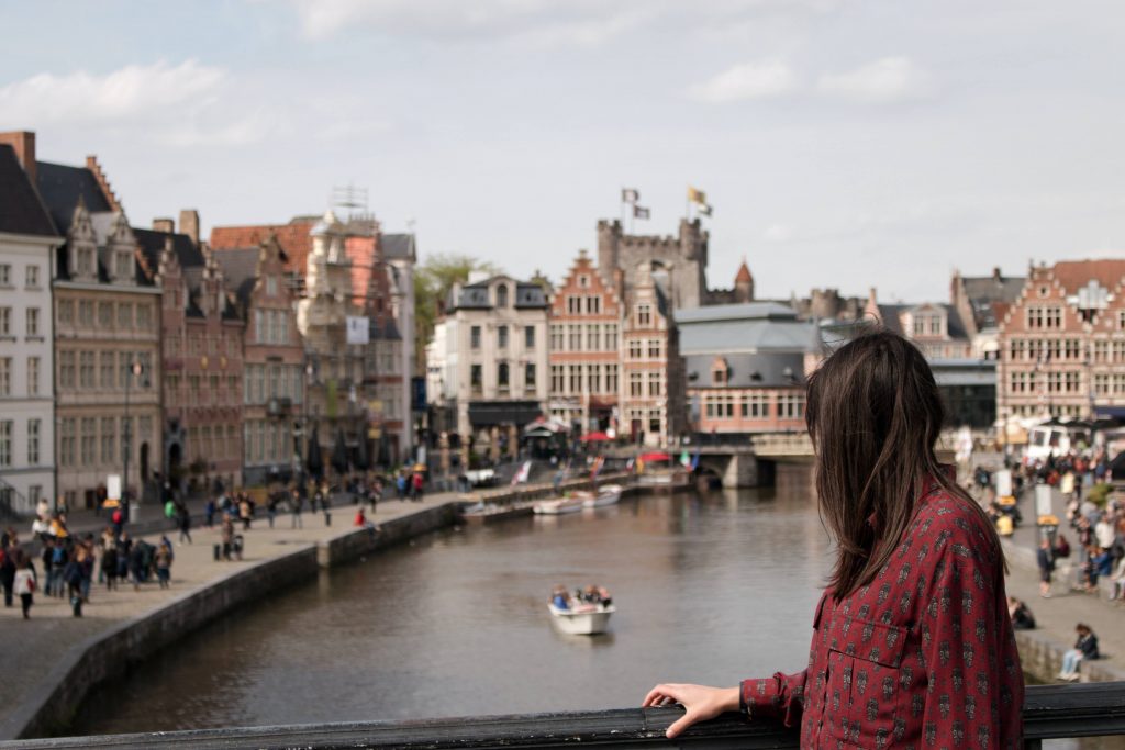 Family walking tour in Ghent
