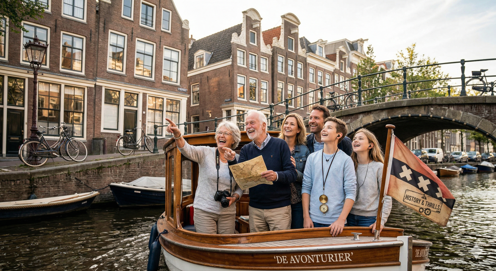 Private Family Walking Tour in Amsterdam Old Town Heritage
