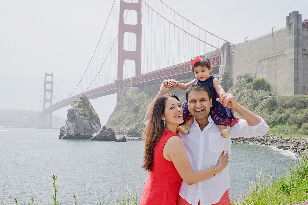 Family walking tour in San Francisco