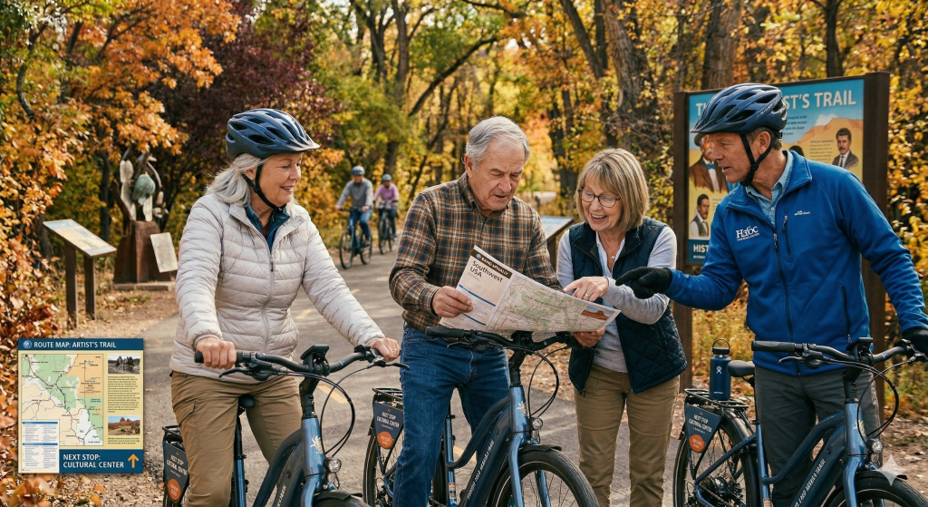 Private Historic Santa Fe E-Bike Old Town Tour