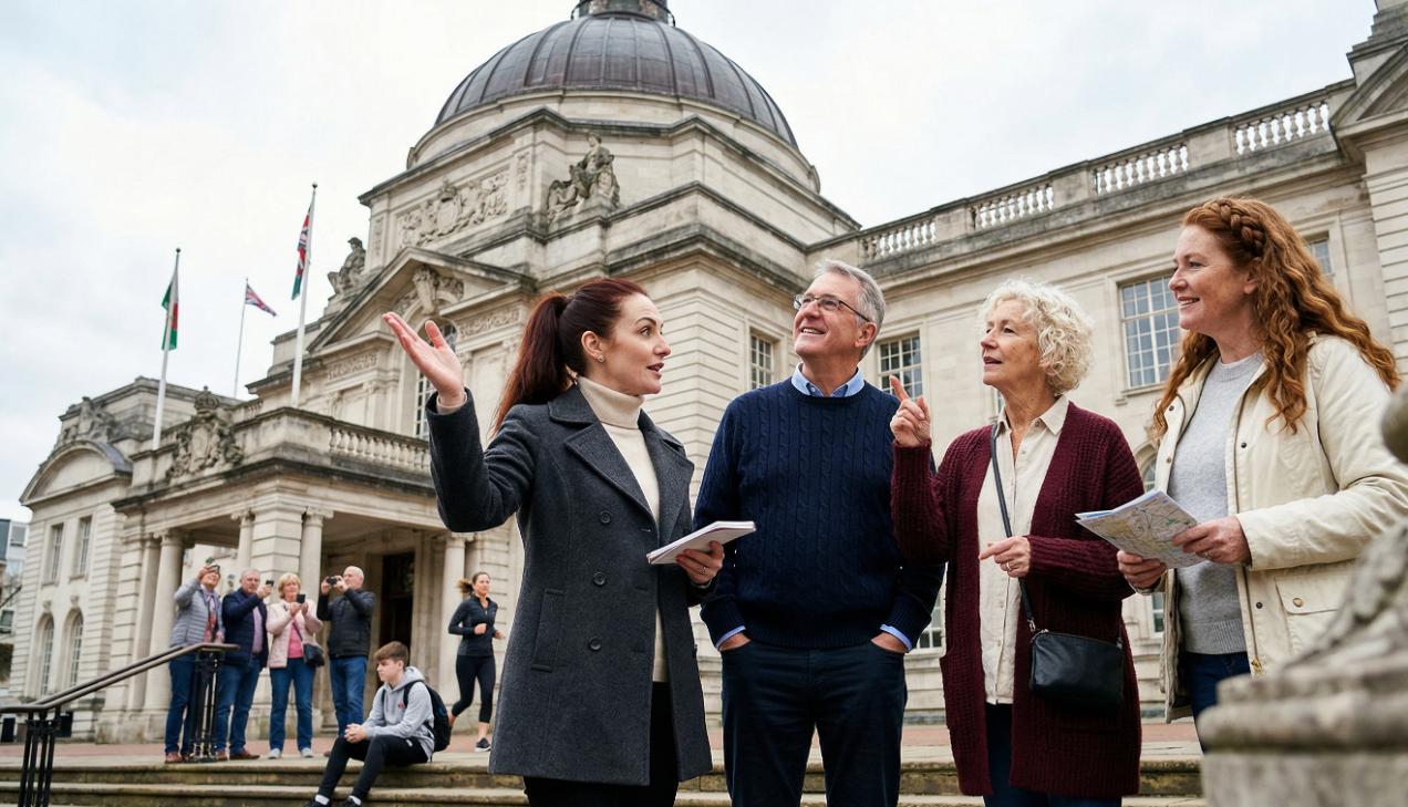 Private Walking Tour in Cardiff Castle & Heritage Sights