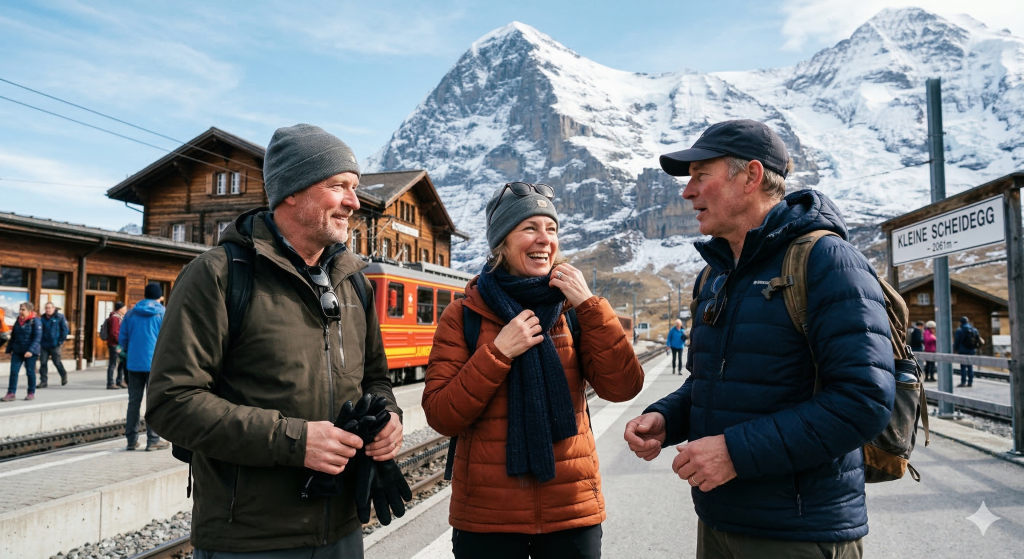 Private Half-Day Scenic Train Tour in Grindelwald with Kleine Scheidegg
